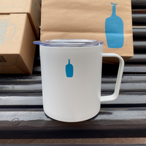 日本现货送礼BlueBottle蓝瓶子咖啡杯不锈钢杯女桌面保温马克杯