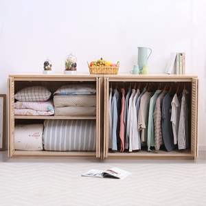 初芬柜子实木大容量棉被柜家用卧室储物柜阳台收纳柜大型被子专用