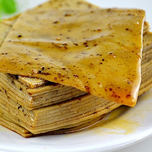 四川遂宁肖老三豆腐干/皮遂宁特产麻辣五香千层豆腐皮干145克简装
