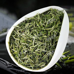 硒氧最安康陕西当季明前紫阳富硒陕茶一号特级毛尖绿茶炒青罐装