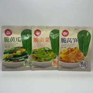 鱼乐味视脆莴笋黄瓜贡菜藕霸88g袋装下饭酱菜宿舍办公室休闲零食