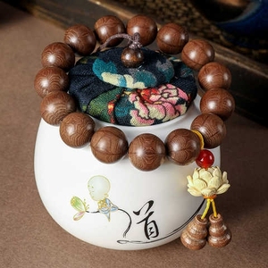 天悦名坊六道木莲花手串佛珠手链手持禅意配饰男女款民族风手串