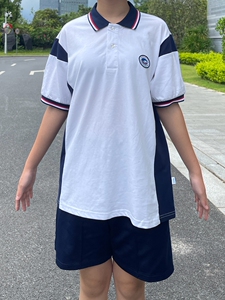 广铁一中天峰中学校服夏装t恤套装 番禺校区亚运城校服_阿里巴巴找货