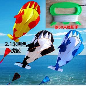 。特大巨型风筝大人成人专用新款潍坊网红软体3d立体海豚鲸鱼虎鲸
