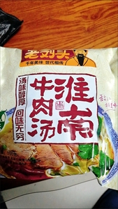 安徽特产老刘头淮南牛肉汤袋装红薯粉丝米线泡面方便面整箱