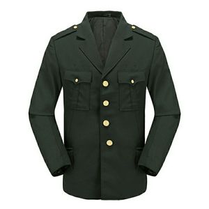 旧的二手常服春秋装小翻领西装外套裤子男女长裤工装单上衣.