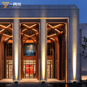 一束光聚光射灯户外防水led光束灯工程亮化罗马柱氛围洗墙投射灯