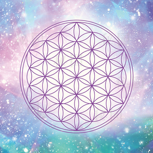 绒布 生命之花能量桌布 塔罗牌桌布 星空仪式布 塔罗布可定制