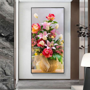 线绣十字绣全绣花