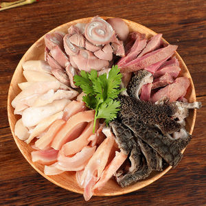 生鲜包邮2斤清真纯羊杂新鲜全套无肝无肺无皮羊杂碎真空包装商用