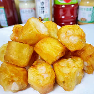 虾心油条192g酒店广港式餐厅油炸小吃点心冷冻半成品虾仁包心火锅