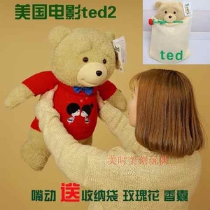 正版ted贱熊电影同款泰迪熊公仔会说话录音娃娃毛绒玩具生日礼物