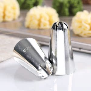 网红珍妮曲奇饼干裱花嘴 八齿中号婊花嘴奶油蛋糕挤花嘴裱花工具