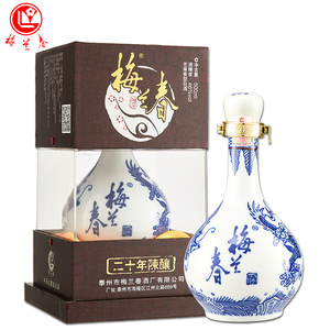 梅兰春46度龙瓶系列/百子图/龙行九州500ml瓶装芝麻香型白酒江苏