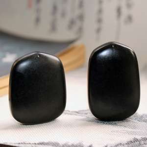 老匠人优选和田玉精品新疆和田籽料白底墨玉挂件手串手链佛珠玉牌