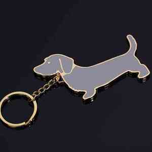 钥匙扣tb可爱狗狗简约金属男女个性书包汽车情侣挂饰链挂件礼物