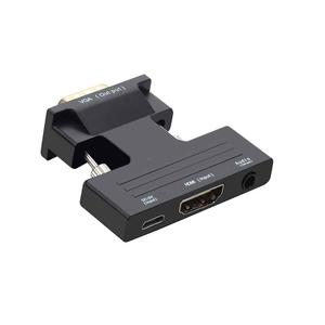 hmtwdmi转avg线带音频供电器接口脑显示器高清视频转换电视接电头