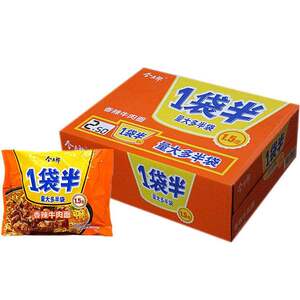 一桶半方便面袋装一袋半