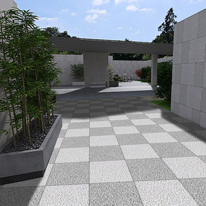 生态地铺石pc砖室外地砖别墅庭院露台仿花岗岩600*600*18厚