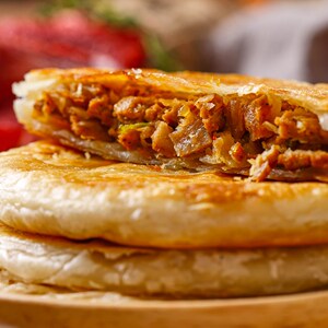 珍味小梅园香酥牛肉饼500g*4袋珍味小梅园