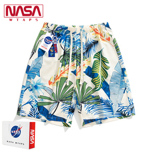 NASA WTAPS旗舰店沙滩裤男夏季潮牌五分海边度假短裤海滩游泳裤子