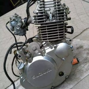 轻骑铃木gt125发动机总成 国三 欧二 骏驰qs125-5-5a-5b发动机