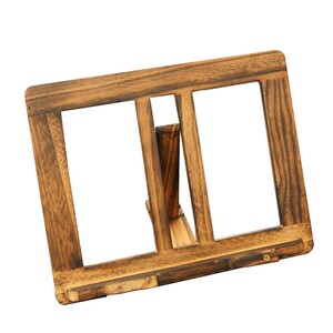 古琴架子 桐木折叠便携式阅读架实木读书架 q桌面乐谱架台式可调