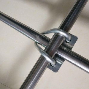 固十夹铁管施工加固紧固件圆管管子钢管定字扣件3t2固定扣栏杆圆