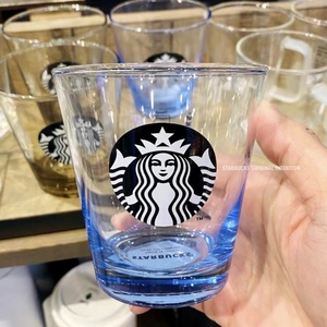 星巴克台湾2021夏季经典女神logo简约款透明玻璃大容量冷饮内用杯