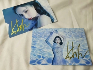 古力娜扎亲笔签名照亲签保真粉丝应援周边收藏无印刷送闺蜜礼物