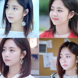 狐狸的夏天谭松韵同款黎晏书耳环s925纯银针珍珠流苏显瘦长款耳钉