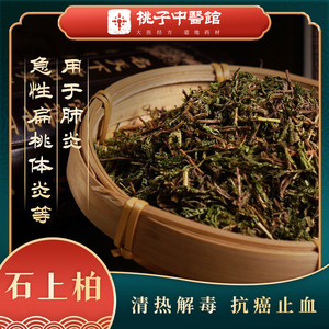 桃子中医馆石上柏清热解毒止血中草药材深绿卷柏地侧柏梭罗草干货