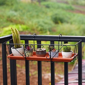 阳台悬挂花艺架