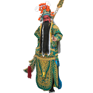 2021戏z曲服装男大靠京剧豫剧戏剧全金双龙男靠武生关公武将演出