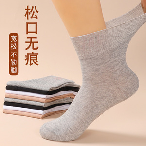 00226人付款天猫羊毛袜子女加厚秋冬天老年人袜子松口宽松老人袜子女