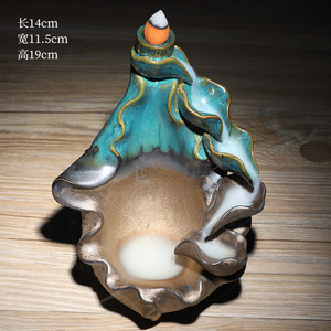 2021倒流香j炉陶瓷创意摆件仿古室内办公室茶楼禅意茶具用品