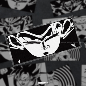 七龙珠悟空黑白漫画车贴日系jdm汽车反光贴纸划痕遮挡装饰贴画