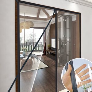 客厅空调隔热隔断帘空调冷气隔帘拉帘门帘防走冷大厅厨房防油烟