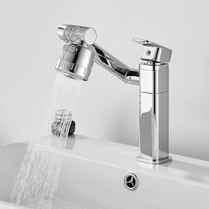 网红万向水龙头冷热卫生间洗手池脸盆全铜浴室台上面盆家用多功能