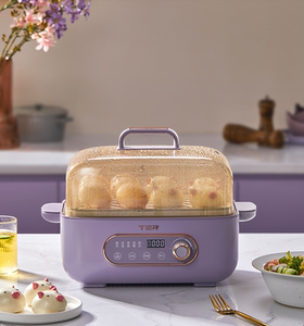 电蒸锅长方形进口三层透明笼大号多功能家用鱼的防干烧网红可拆卸