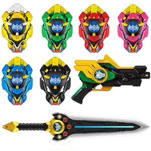 新款正版神兽金刚4历险记兼容积木召唤器玩具六合体建构/拼插积木