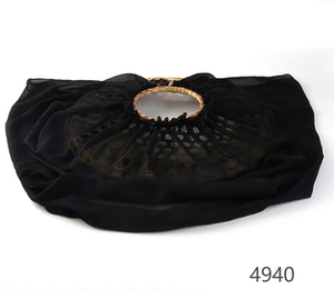 【定制款】纯手工编织 黑色斗笠 装饰品 进店咨询