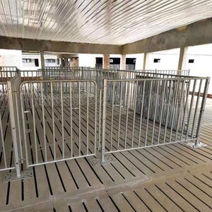 定制育肥栏保育栏猪羊用落地围栏护栏热镀锌猪圈羊圈牛圈畜牧设备