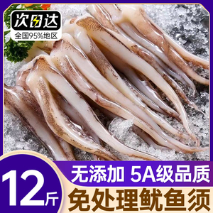 鱿鱼须新鲜冷冻章鱼二本足生鲜活超大铁板鱿鱼串腿海鲜商用批发