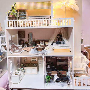 bjd ob11娃屋定制6分8分12分场景十二分手办防尘娃箱