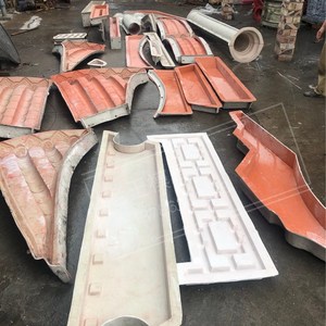 重檐六角凉亭 建筑模p具 装配式模板 仿层亭子 双凉古亭模具