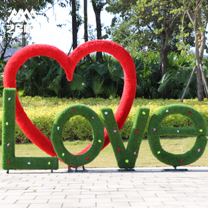 玻璃钢字母love雕塑户外爱心摆件公园网红景区草坪装饰拍照打卡点