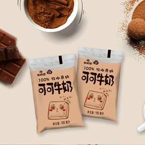 新希望可可牛奶袋装白帝早餐儿童巧克力