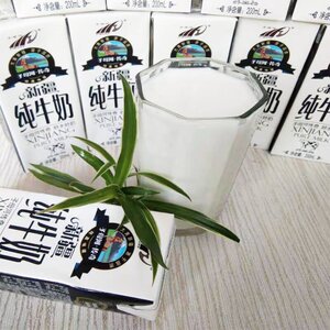 新疆子母河纯牛奶