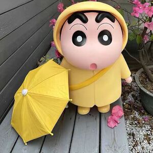 1比1雨衣蜡笔小新手办日本动漫新之助潮玩二次元摆件礼物玩具